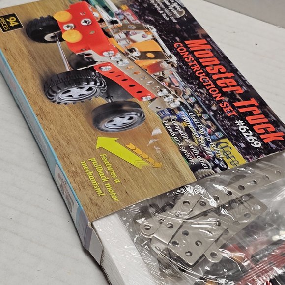 New Monster Truck Construction Set #6269 Stainless Steel 94pcs Pullback Motor - Picture 13 of 13